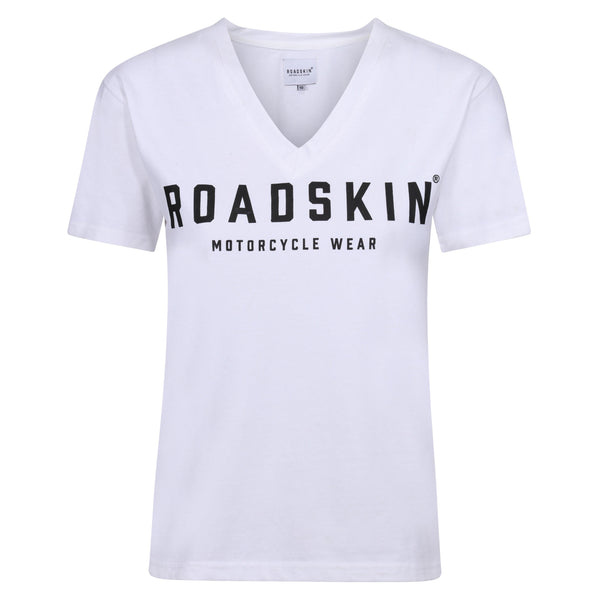 Roadskin T-shirt met V-hals voor dames