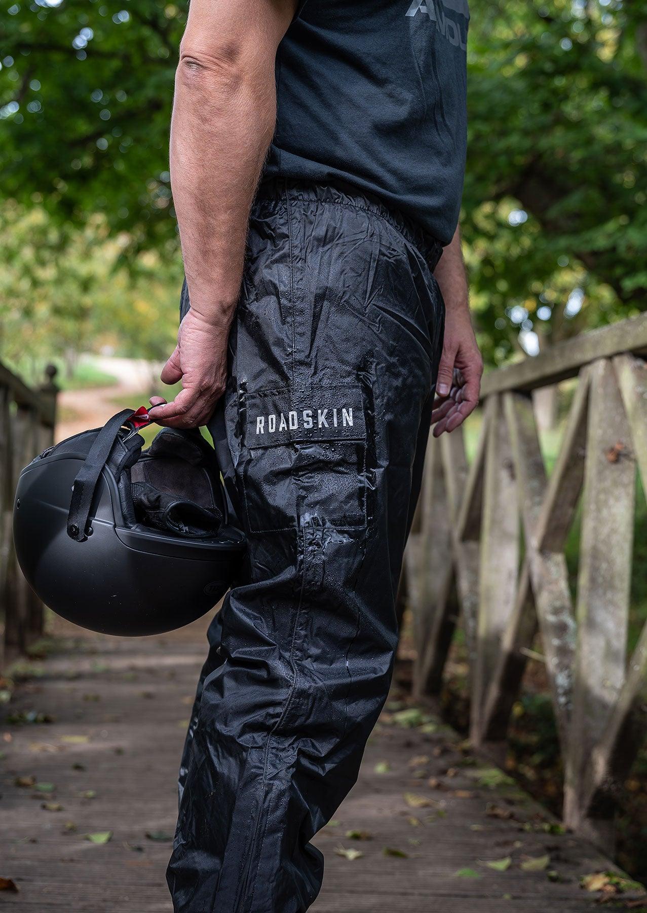 Motorcycle rain trousers on sale